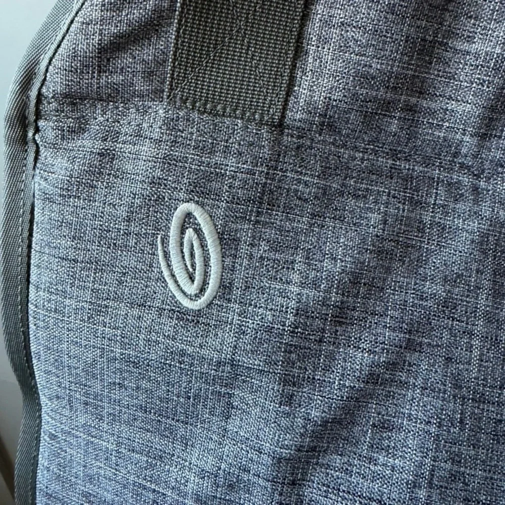 Timbuk2 Messenger Bag Grey Teal Laptop Crossbody Commuter Shoulder Bag